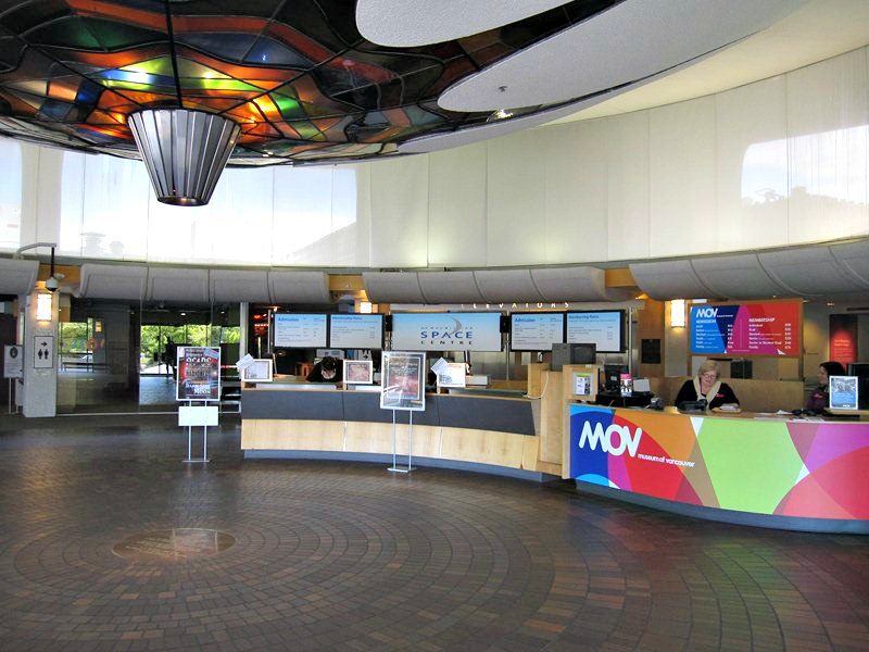 Lobby of the H.R. MacMillan Space Centre